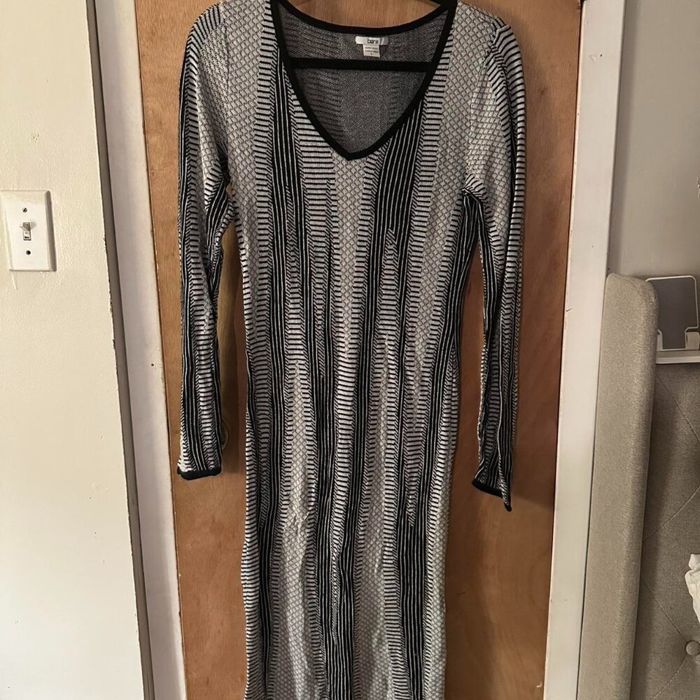 Bar III - Black and White/Gray Dress